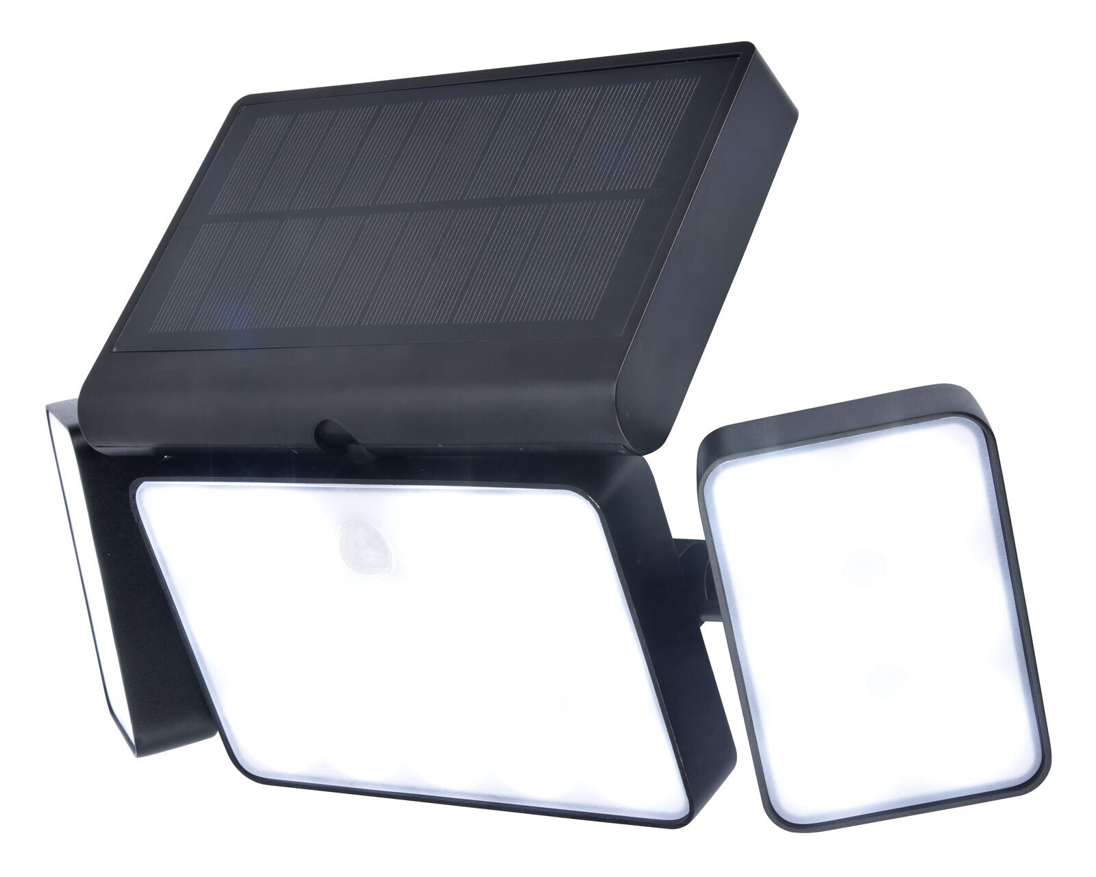 ECO-LIGHT LED Solar Außenwandleuchte TUDA 32 cm schwarz