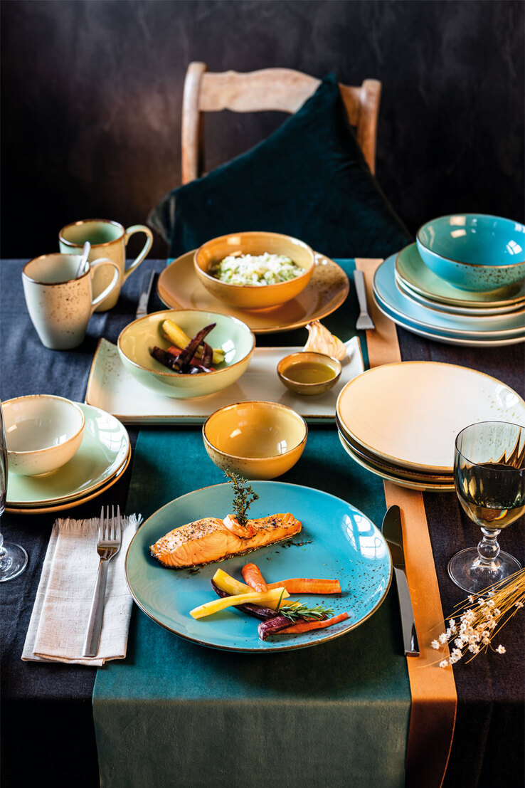 CreaTable Suppenteller NATURE COLLECTION 22 cm curry