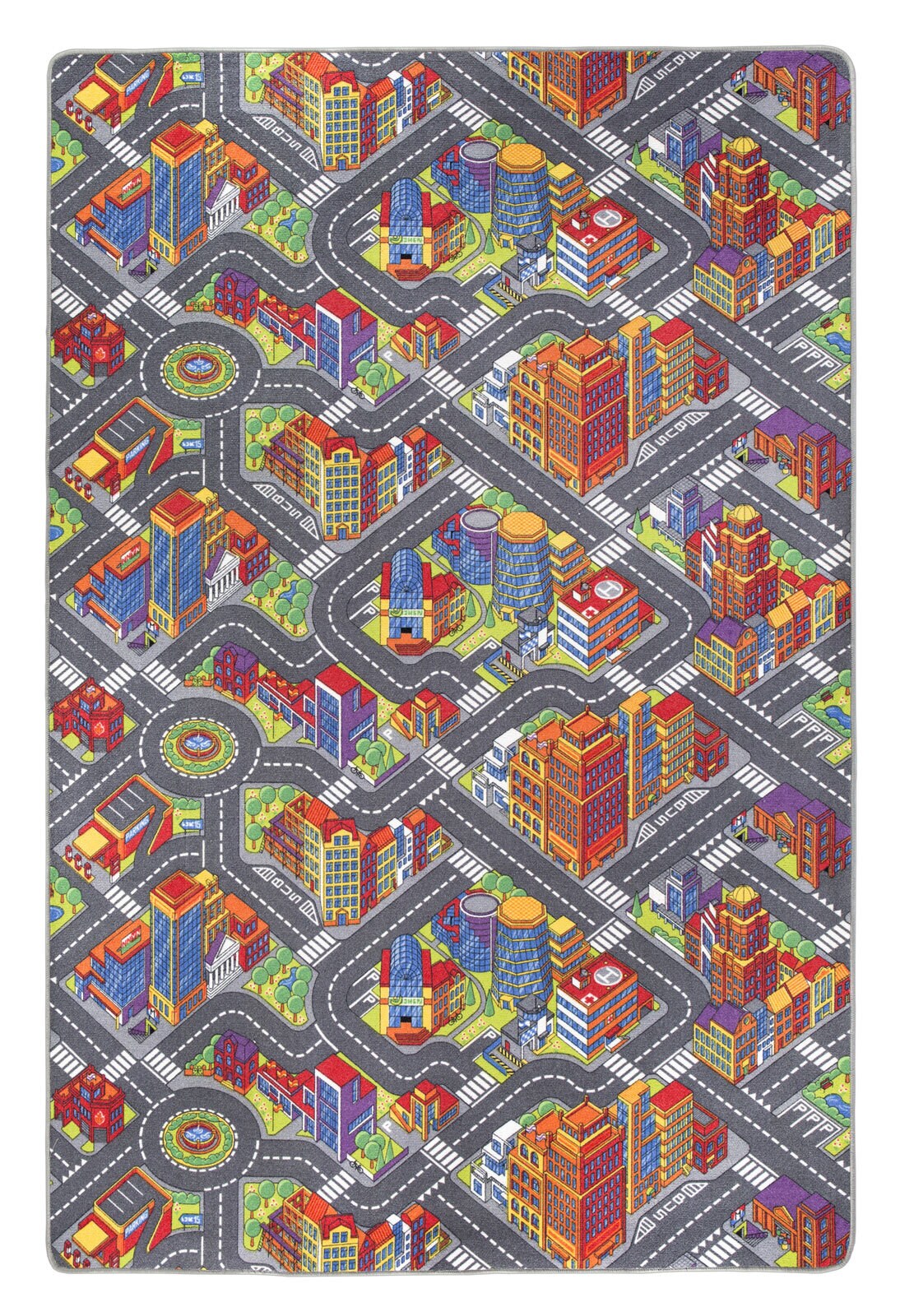 Teppich BIG CITY 200 x 300 cm mehrfarbig