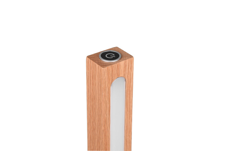 TRIO LED Stehlampe BELLARI naturfarbig