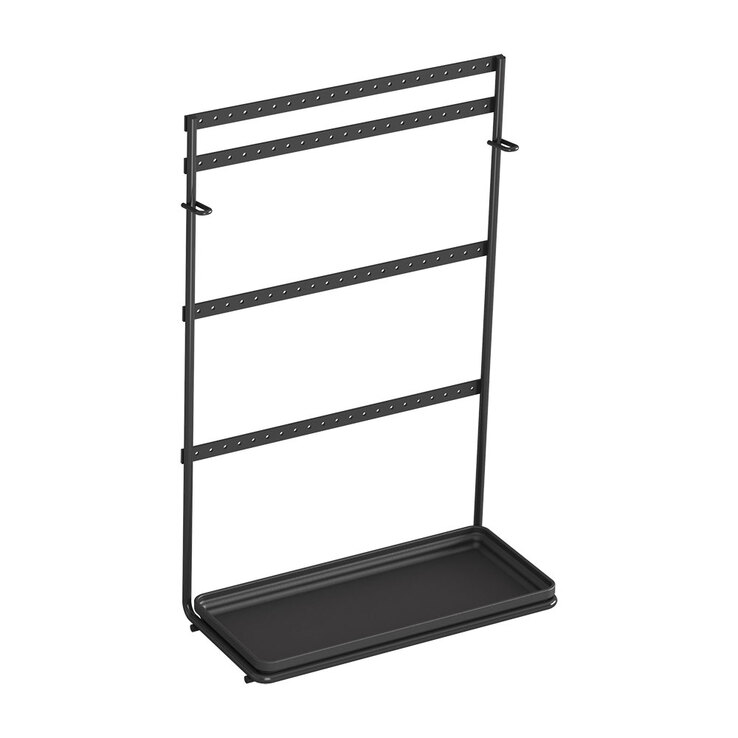 metaltex Ohrringständer MYPENDANTS LAVA 22x36x11 cm schwarz TouchTherm