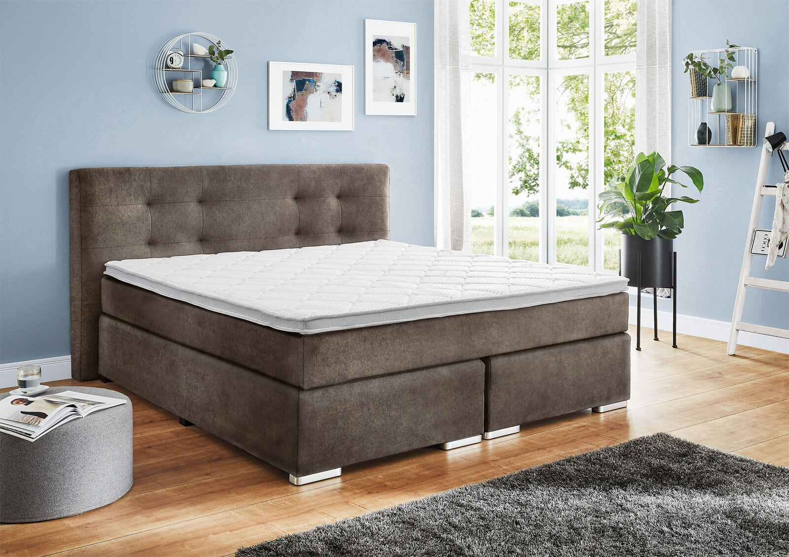 CASAVANTI Boxspringbett GLENDO 180 x 200 cm 