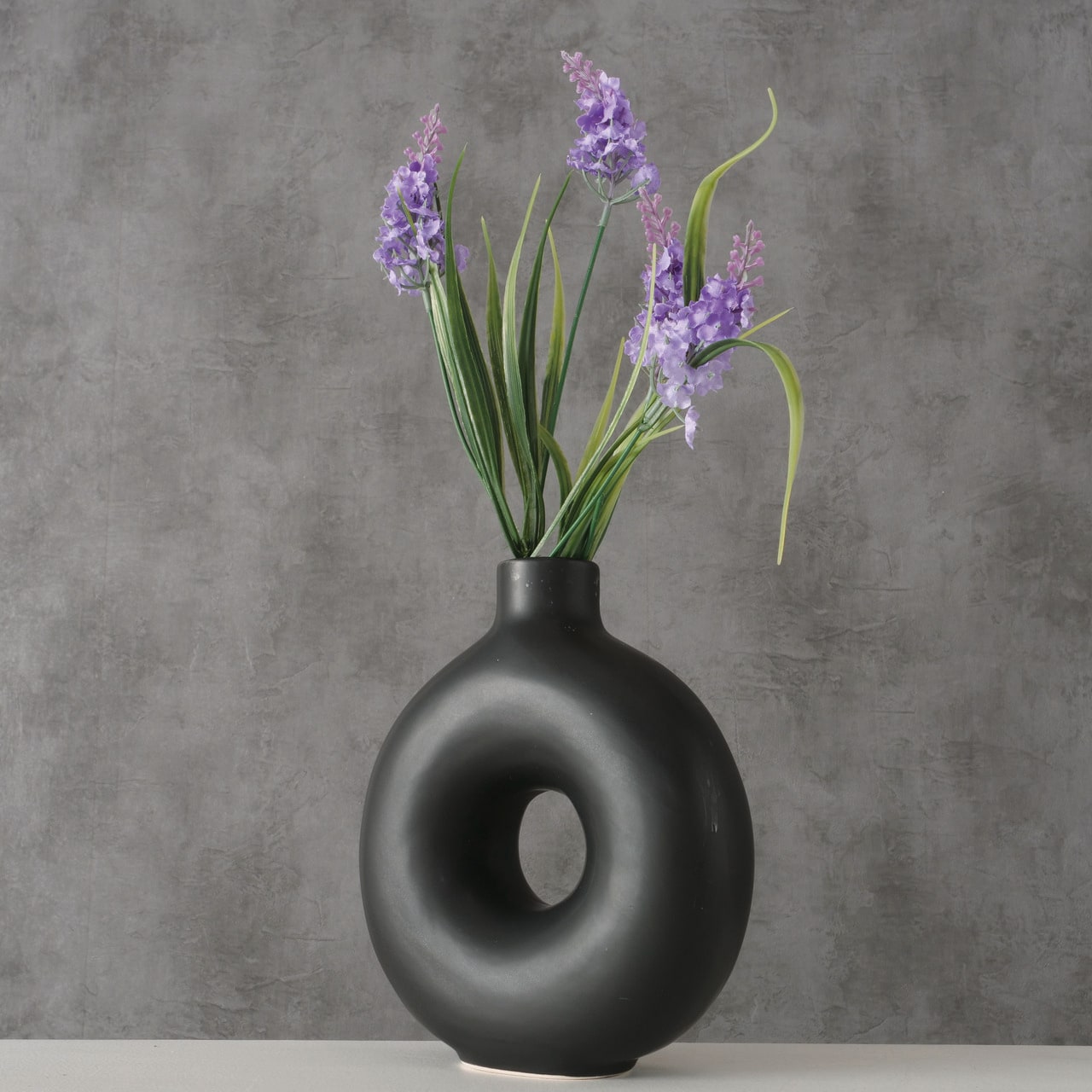 Vase LANYO 20 cm schwarz