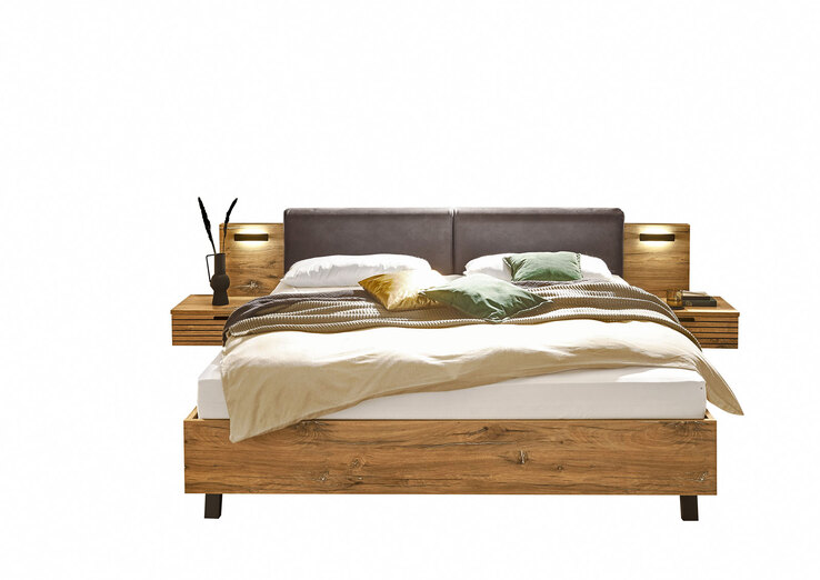 Bettanlage TRATTINO 180 x 200 cm braun/ graphit