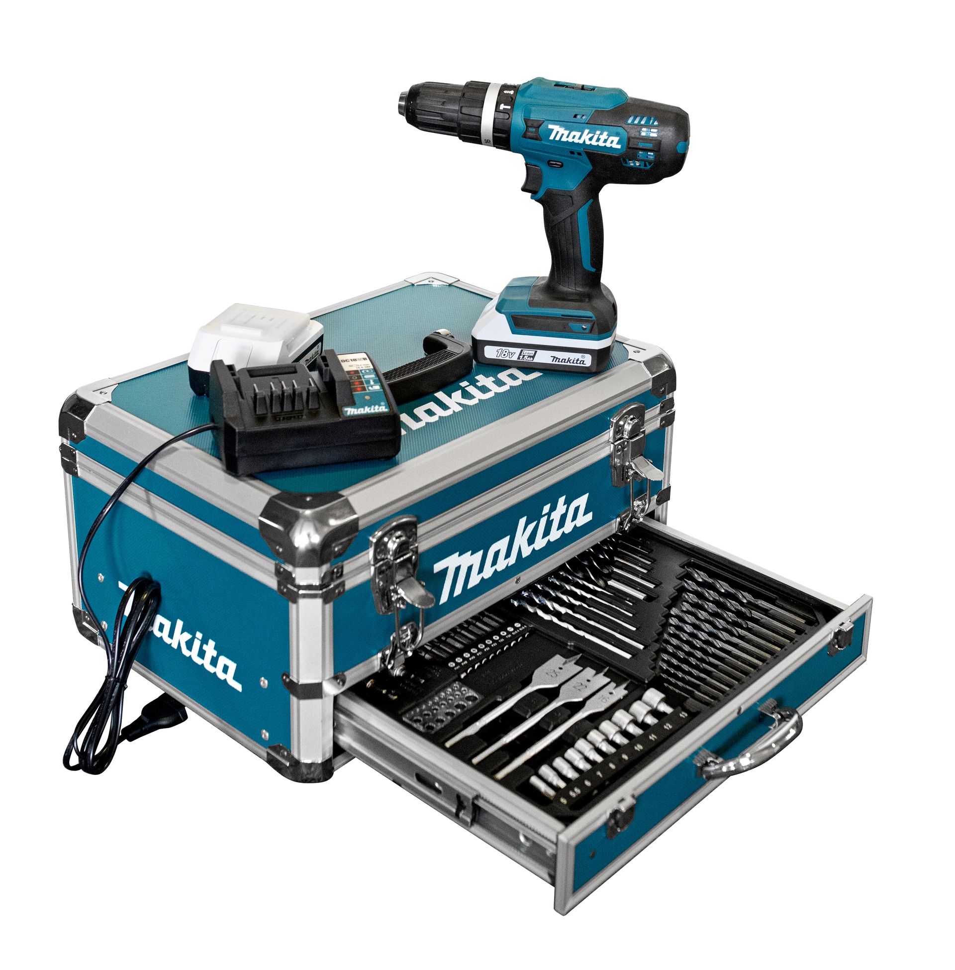 Makita Akku-Schlagbohrschrauber-Set G-Serie HP488D009