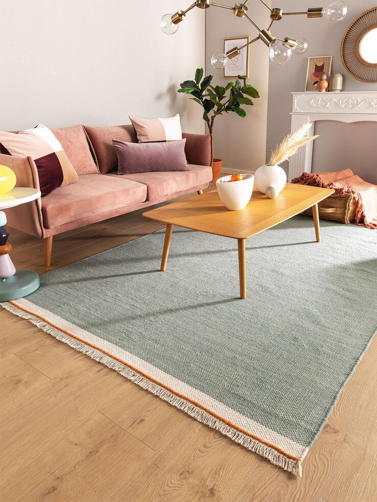 benuta POP Wollteppich KARLA 160 x 230 cm mint