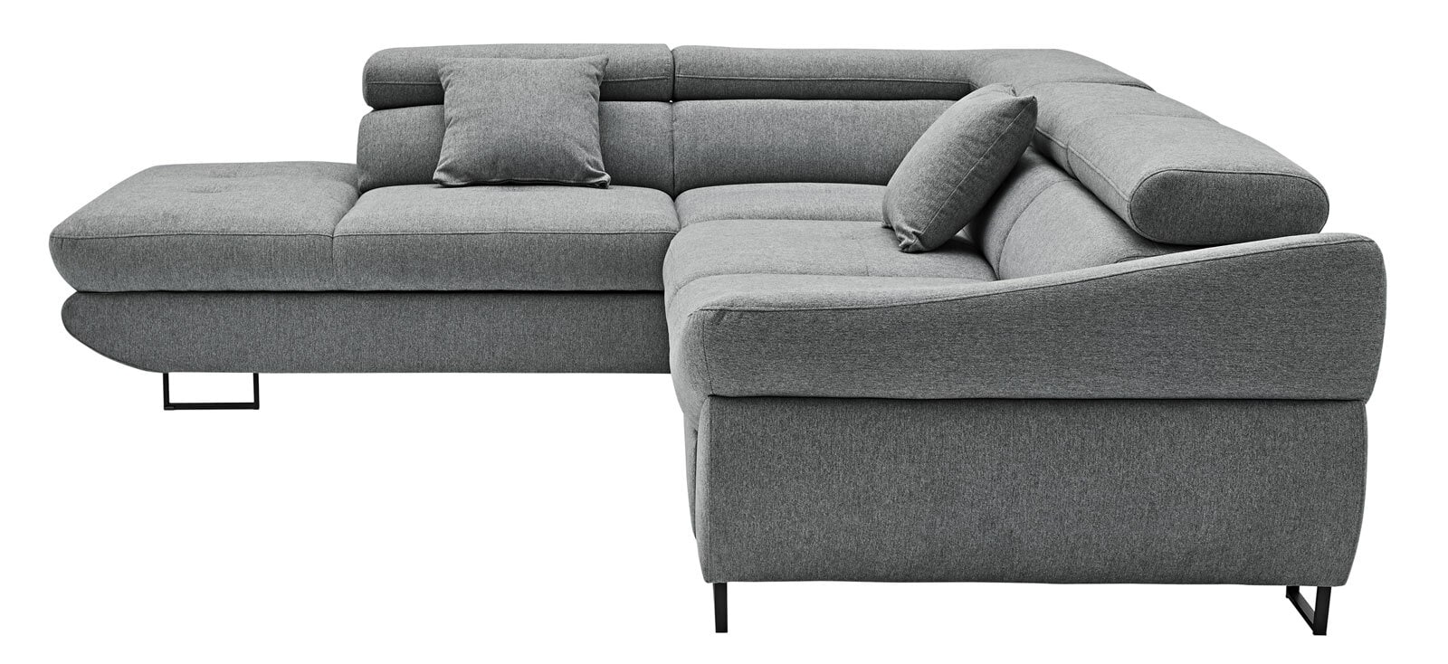 Ecksofa FABIO 235 x 280 cm Primo grau