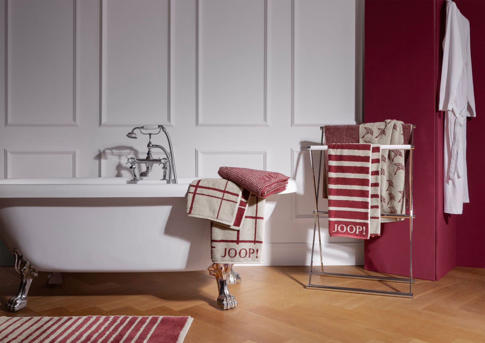 JOOP! Badetuch SELECT SHADE 80 x 150 cm rouge