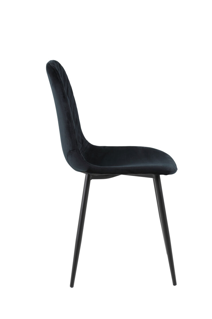 Esszimmerstuhl MIRA 2er Set schwarz