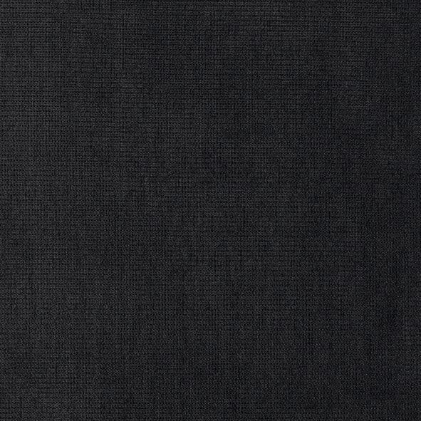 Ecksofa HALLS CREEK mit Ottomane rechts 260 x 207 cm Stoffbezug schwarz