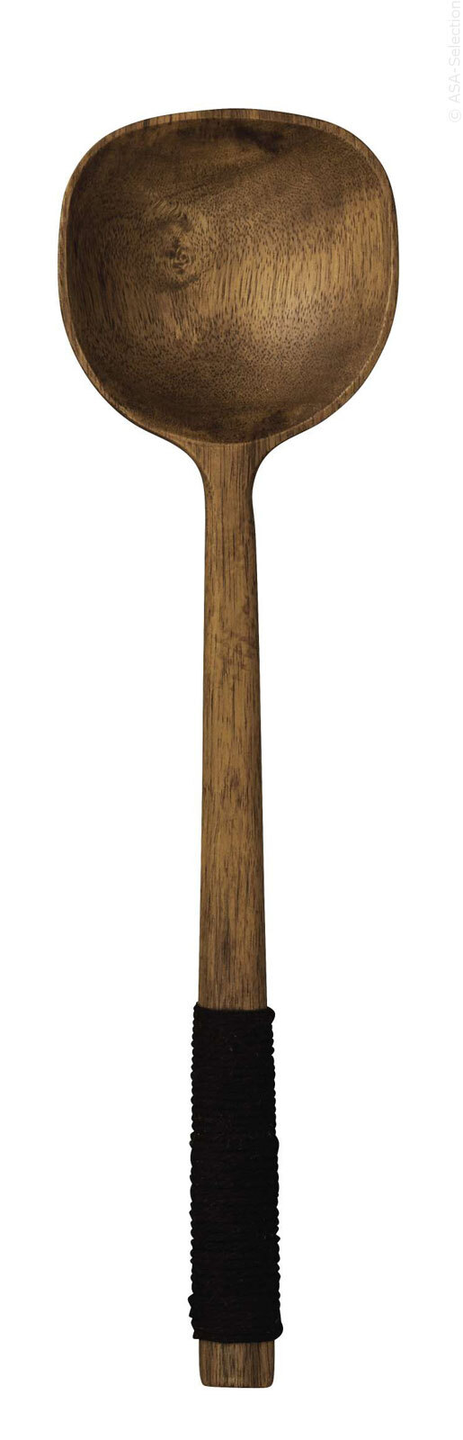 ASA Salatbesteck WOOD dunkelbraun/ schwarz