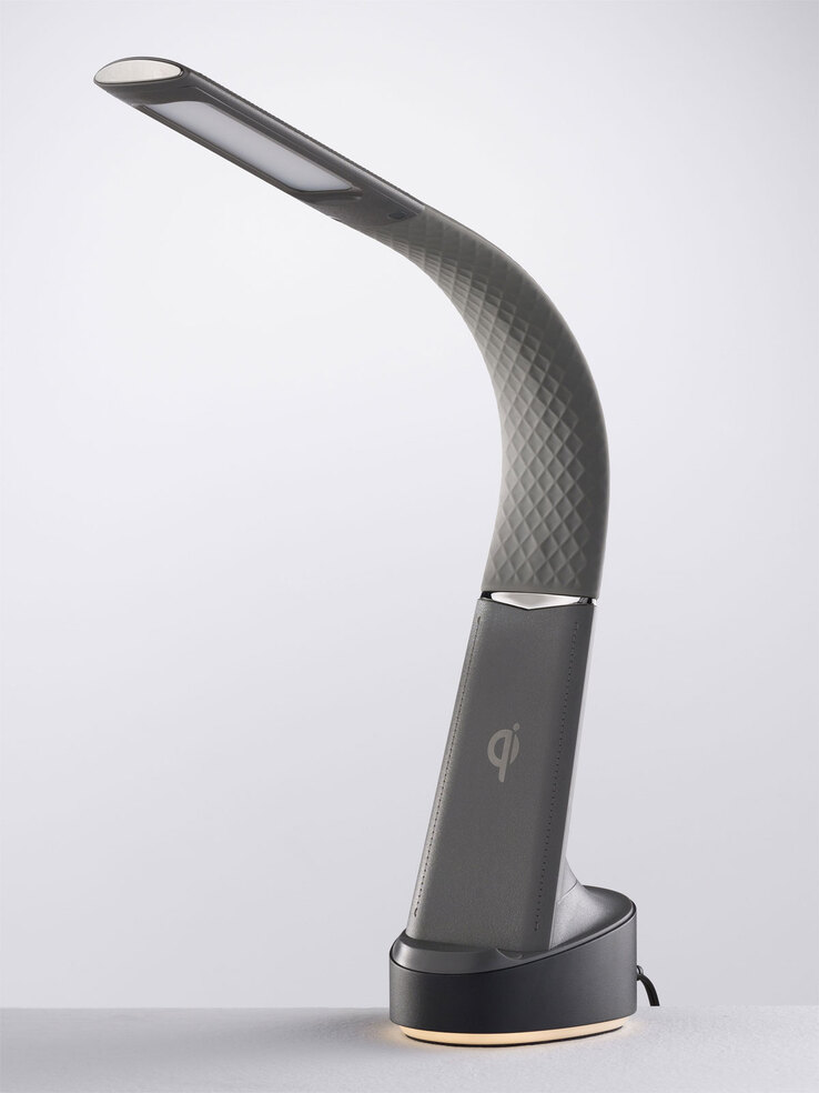 casaNOVA LED Schreibtischlampe JAZZ Qi grau