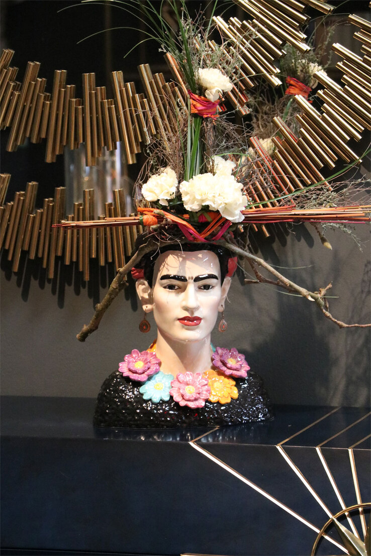 KARE DESIGN Vase FRIDA FLOWER mehrfarbig