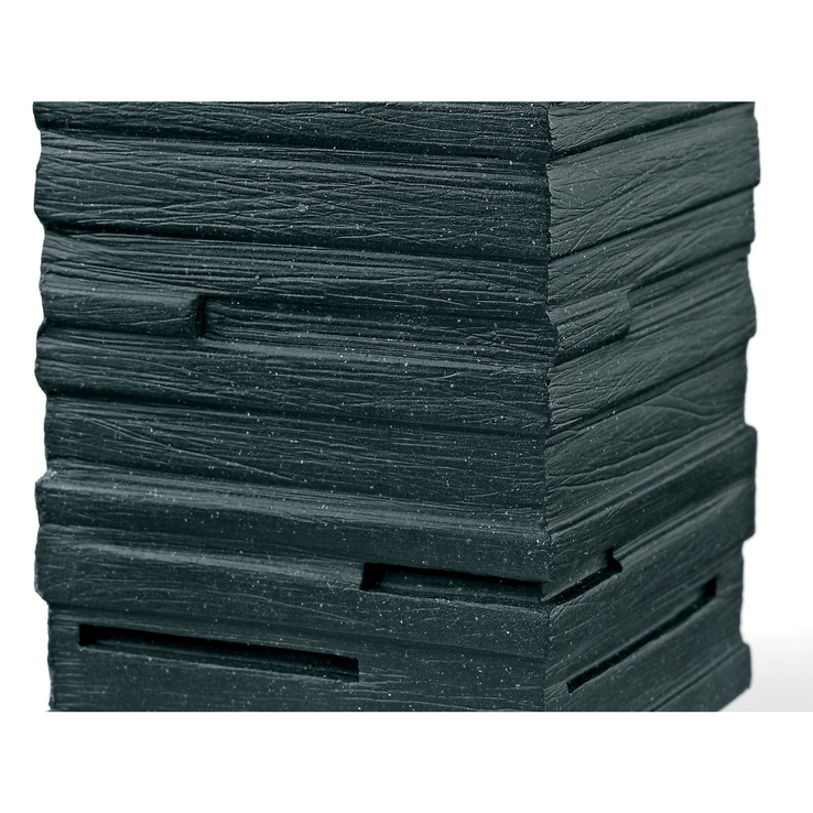 kela Zahnputzbecher POSIDON 10,5 cm Kunststoff schwarz