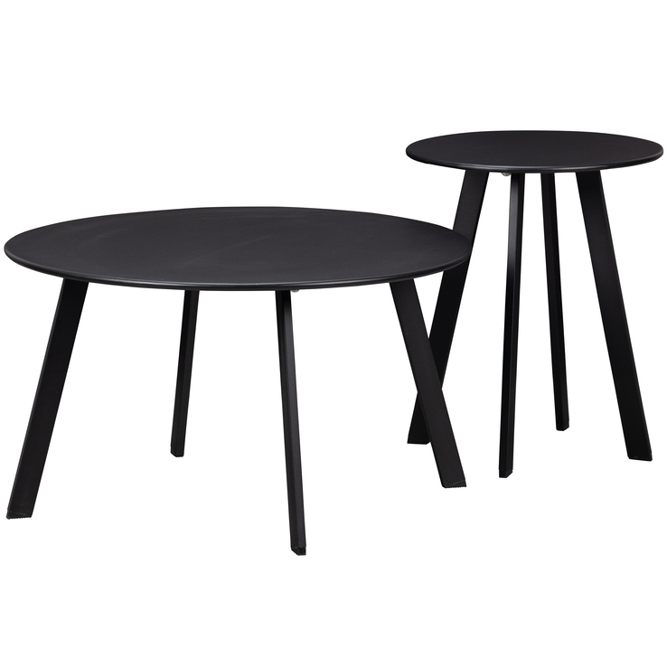 Outdoor Loungetisch FER 70 cm schwarz