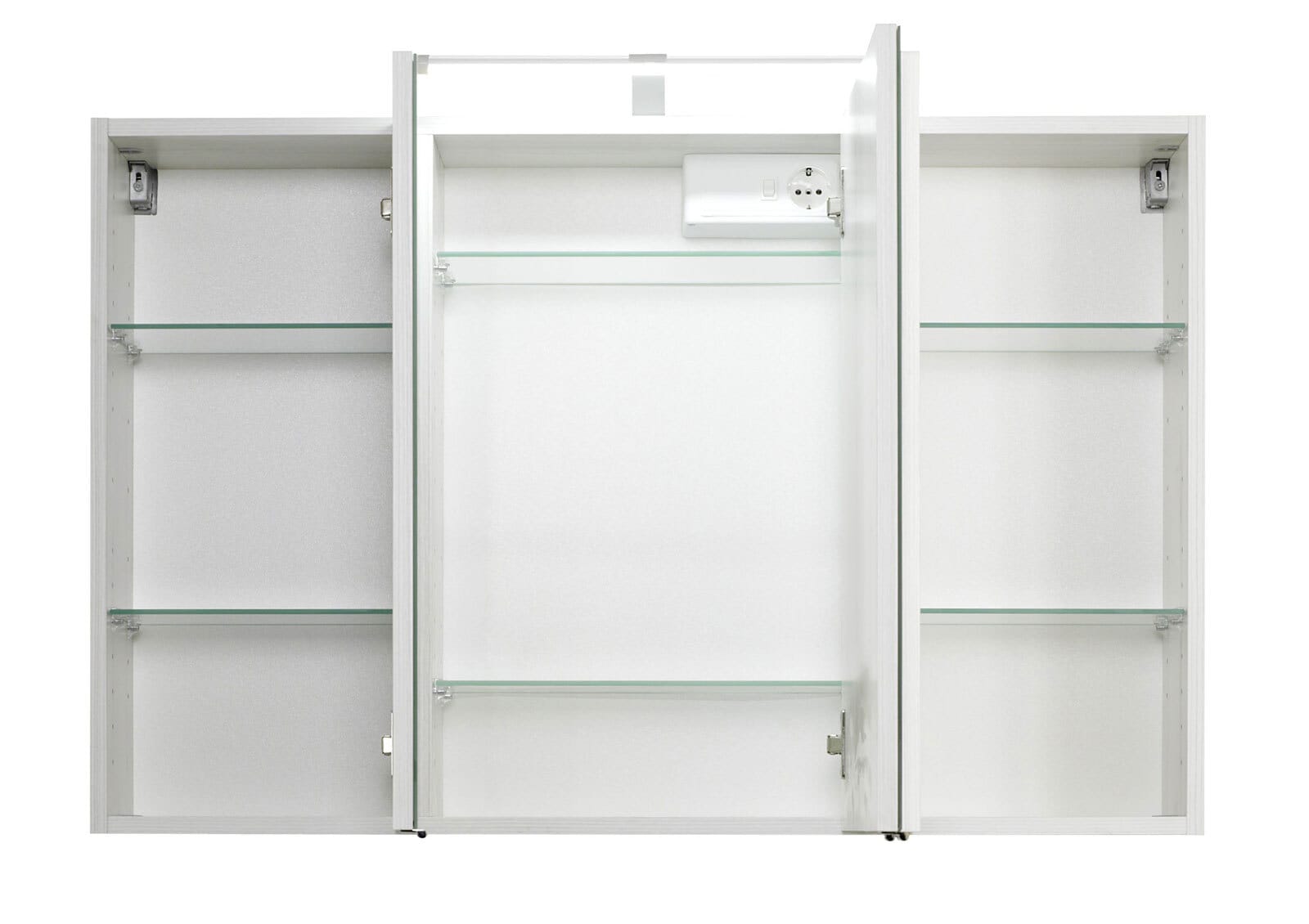 Spiegelschrank CARDIFF 100 x 64 cm Weiß