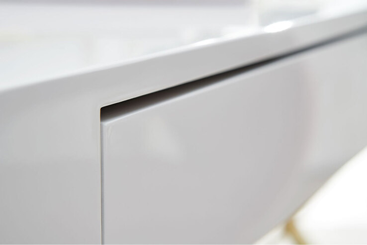 Schreibtisch 118 x 57 cm weiß