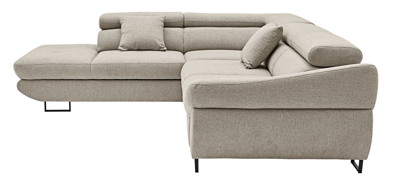 CASAVANTI Ecksofa FABIO 235 x 280 cm Primo beige