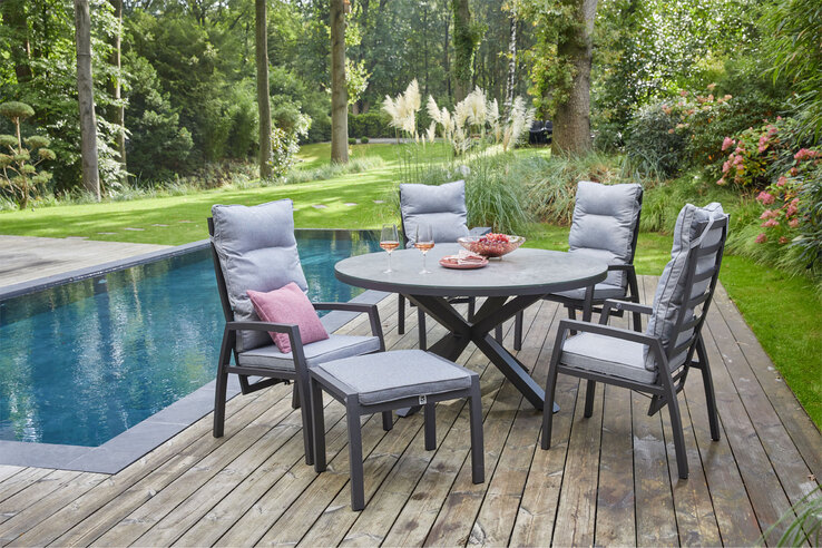 Garden FLAIR Positionsstuhl Garten LEWIS 2er Set