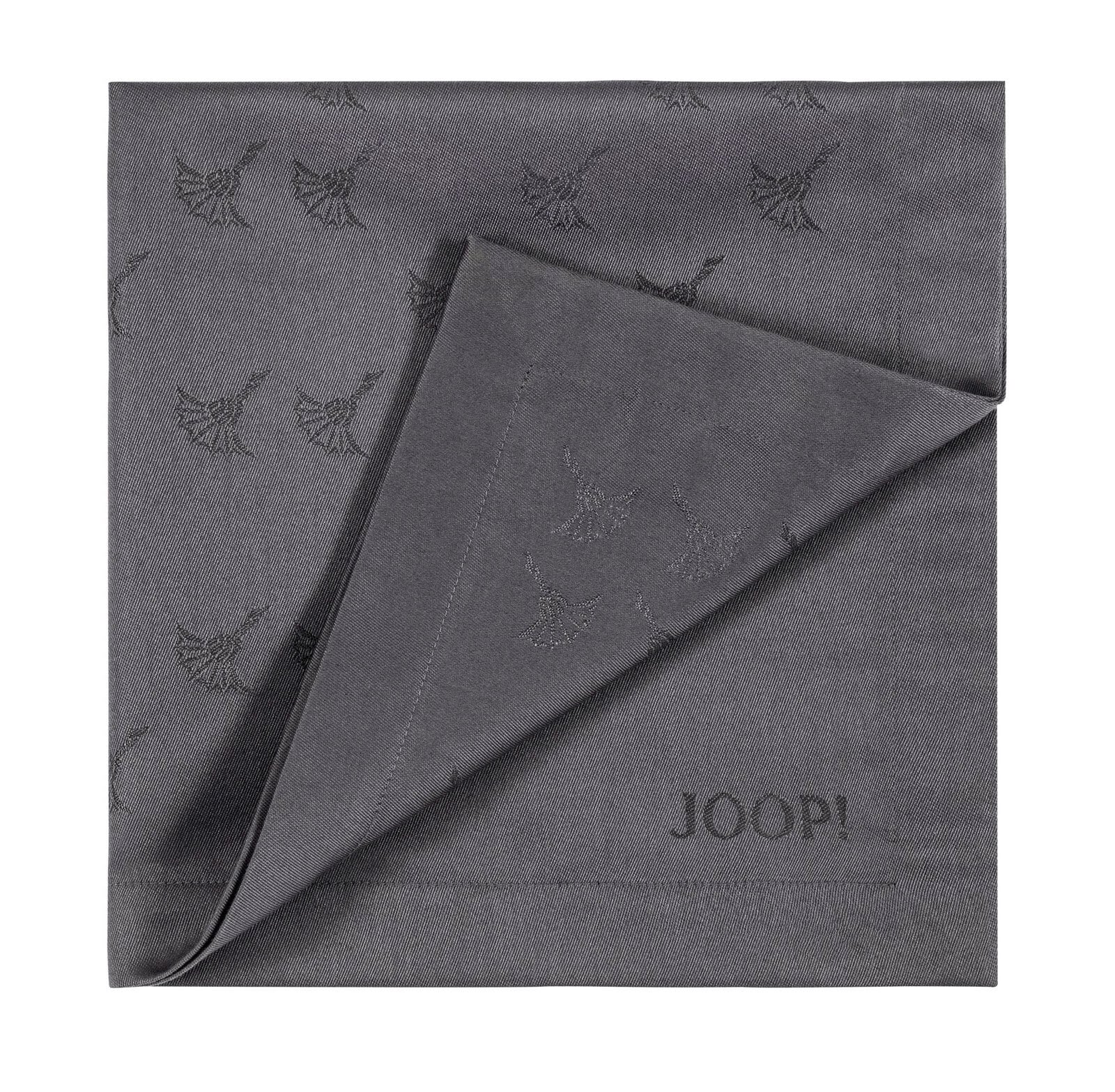 JOOP! Servietten-Set FADED CORNFLOWER 2er Set graphitgrau