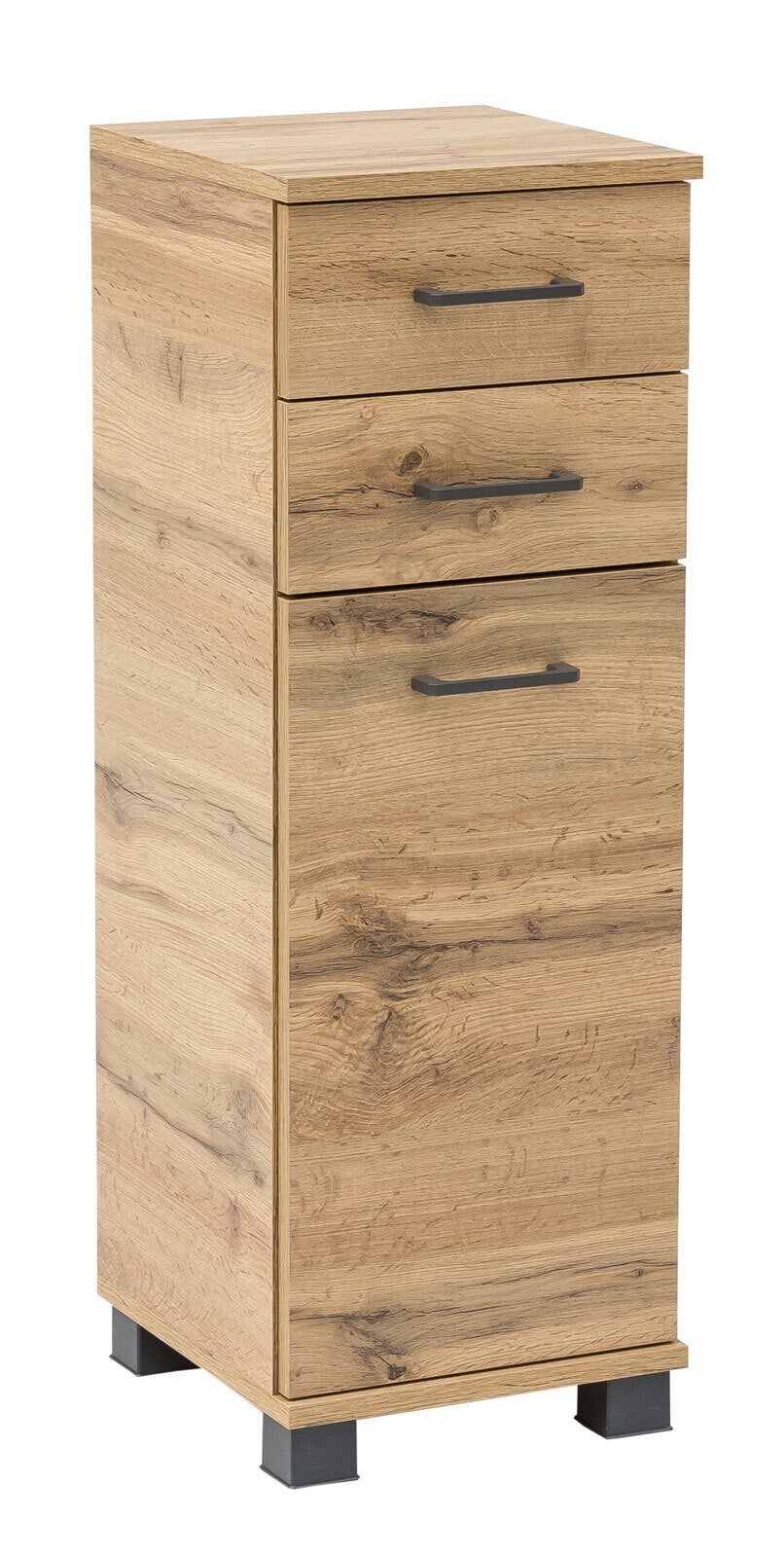 Highboard NORA 30,3 x 88,6 cm Eiche Landhaus