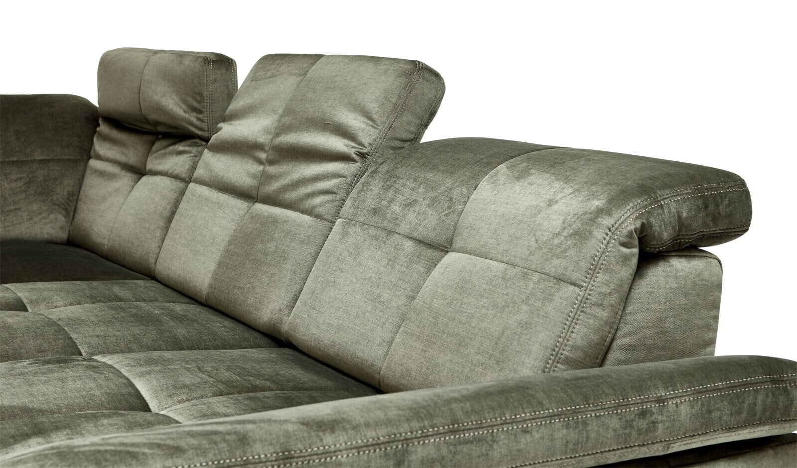 Ecksofa MIRO olive grün