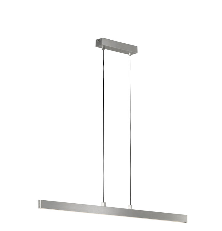 SCHÖNER WOHNEN-Kollektion LED Pendelleuchte STRIPE 110-140 cm nickelfarbig