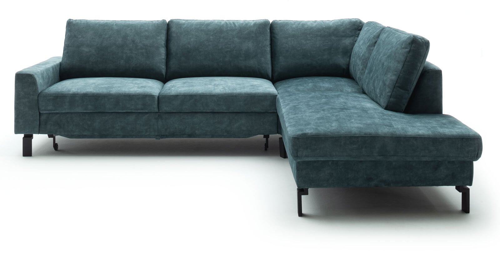 Ecksofa MOSAIK blau/ grau