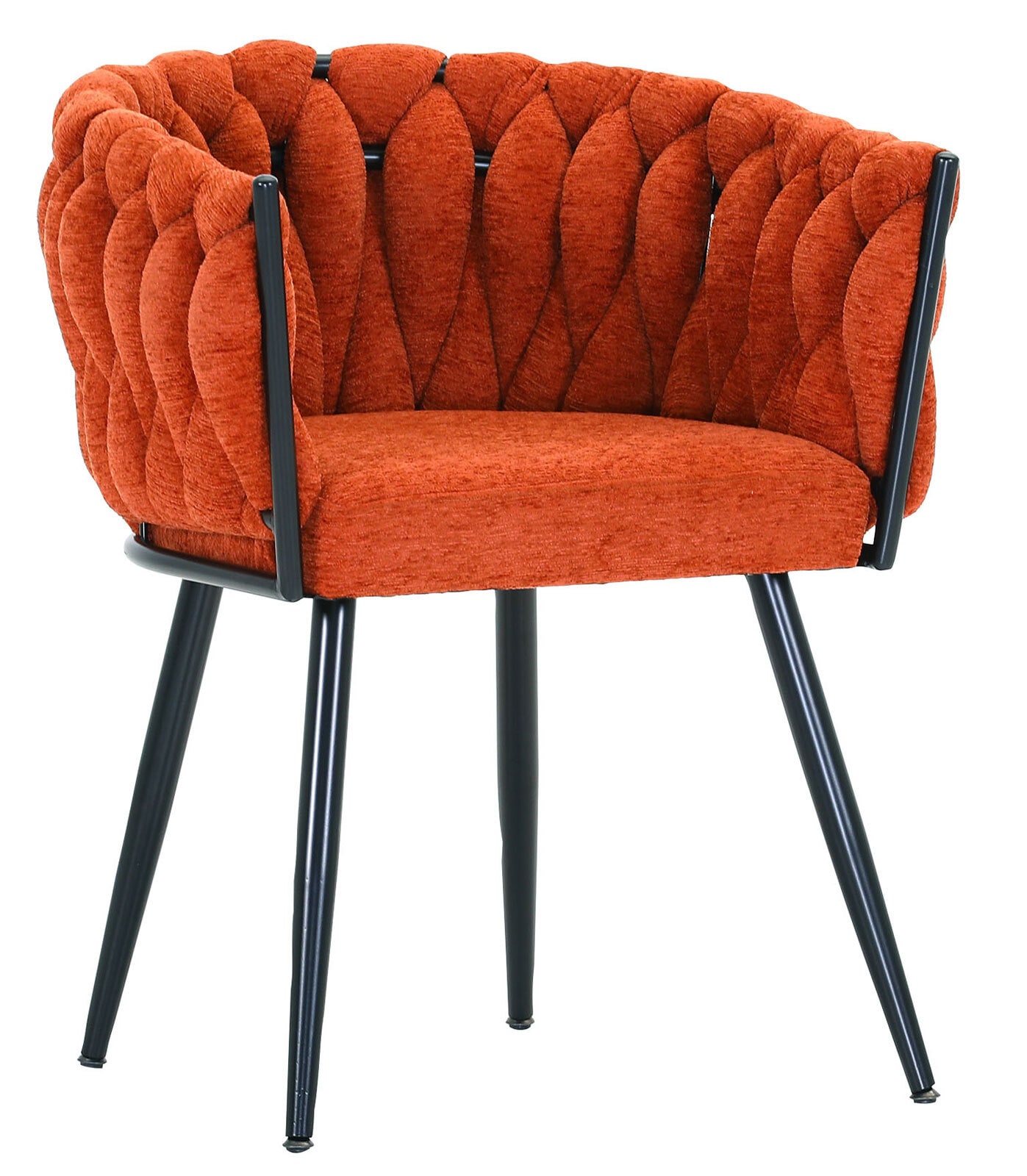 INTERhome Polsterstuhl WEAVY orange 60 x 78 cm