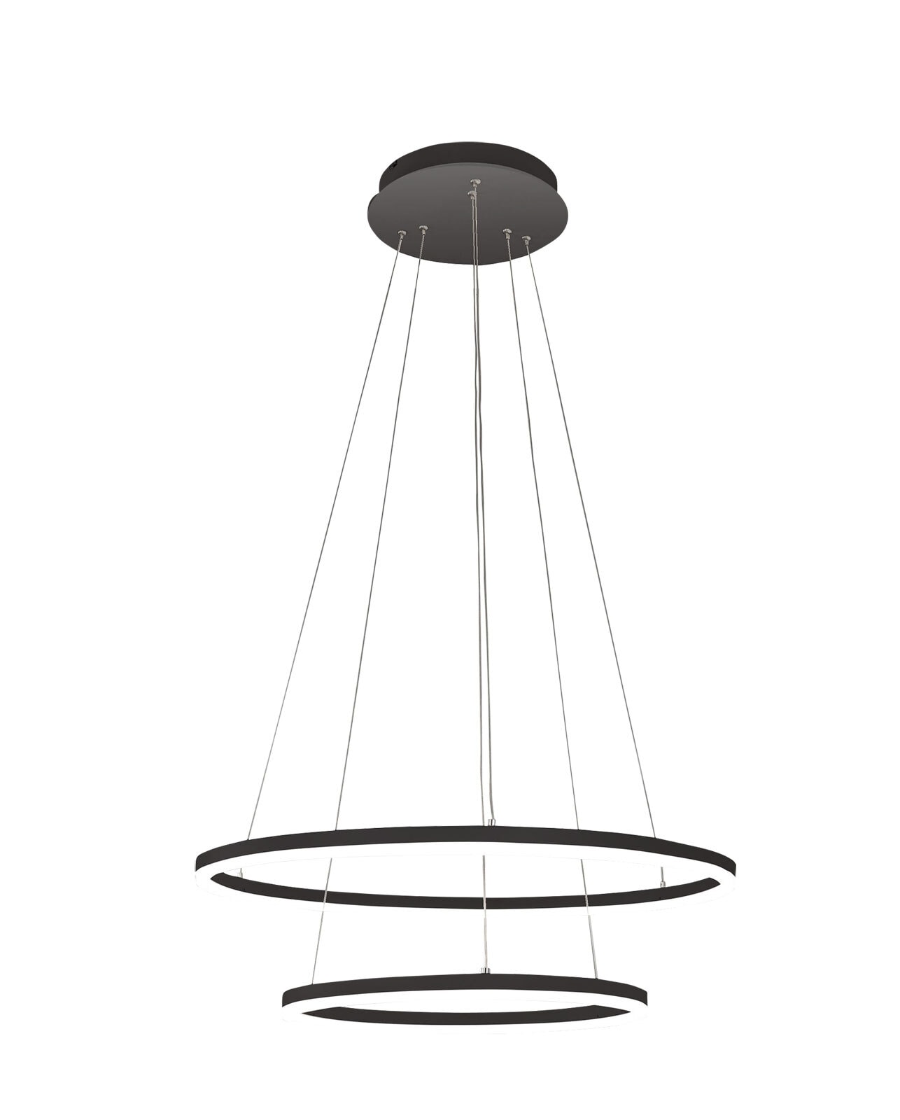 FABAS LUCE LED Pendelleuchte GIOTTO 2-flg schwarz