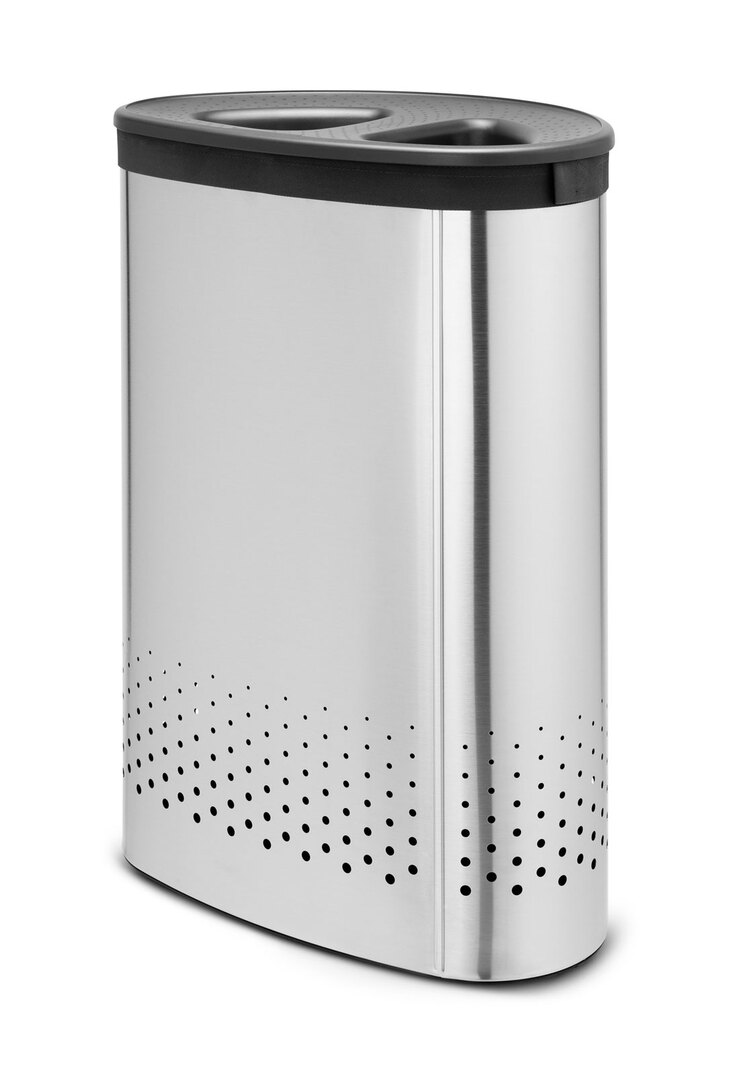 brabantia Wäschekorb SELECTOR 55 Liter chromfarbig