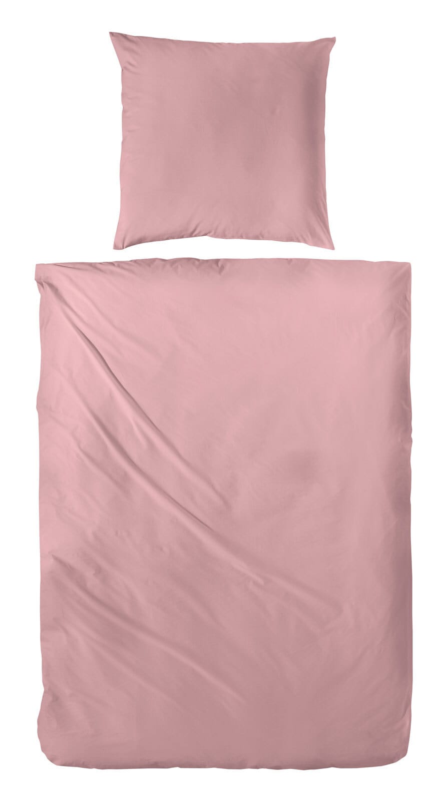 HAHN Renforcé-Bettwäsche UNI 135 x 200 cm rosa