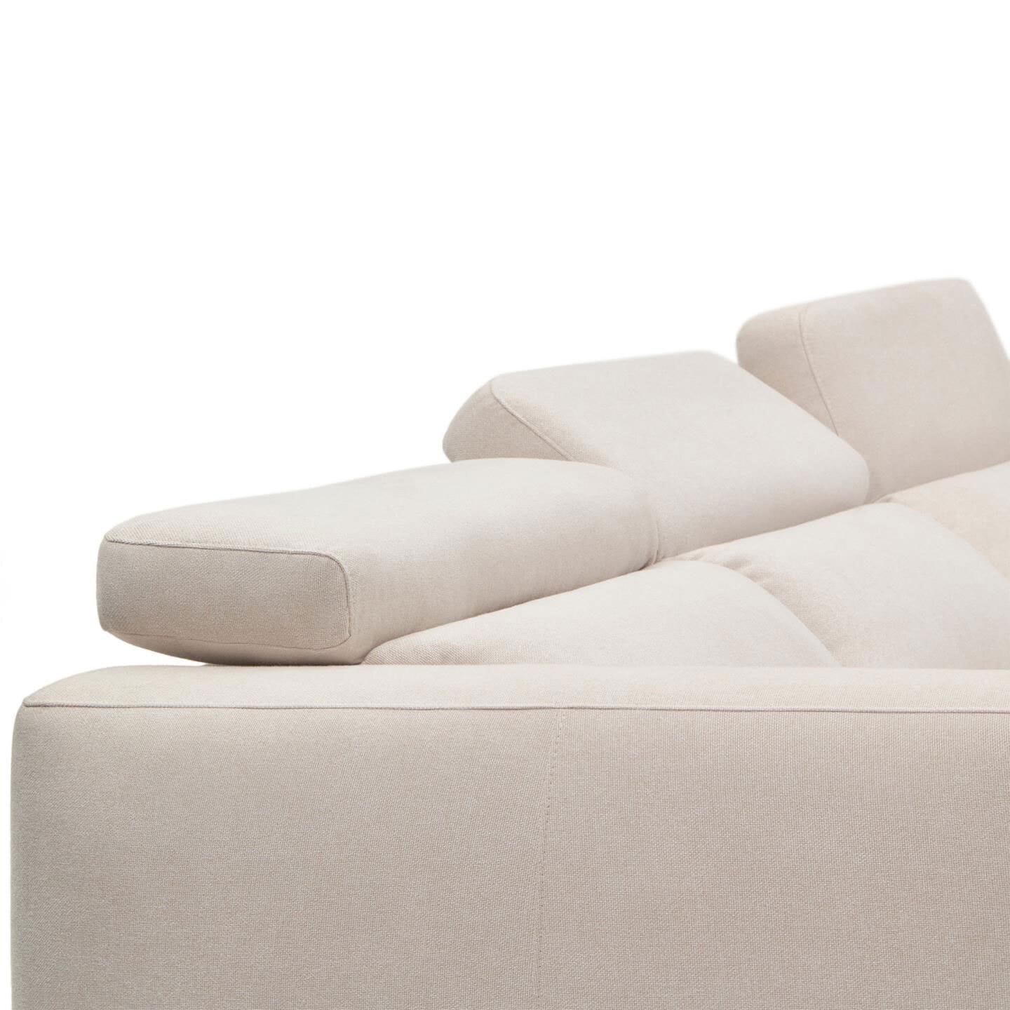 Kave Home Ecksofa SINGA naturweiß