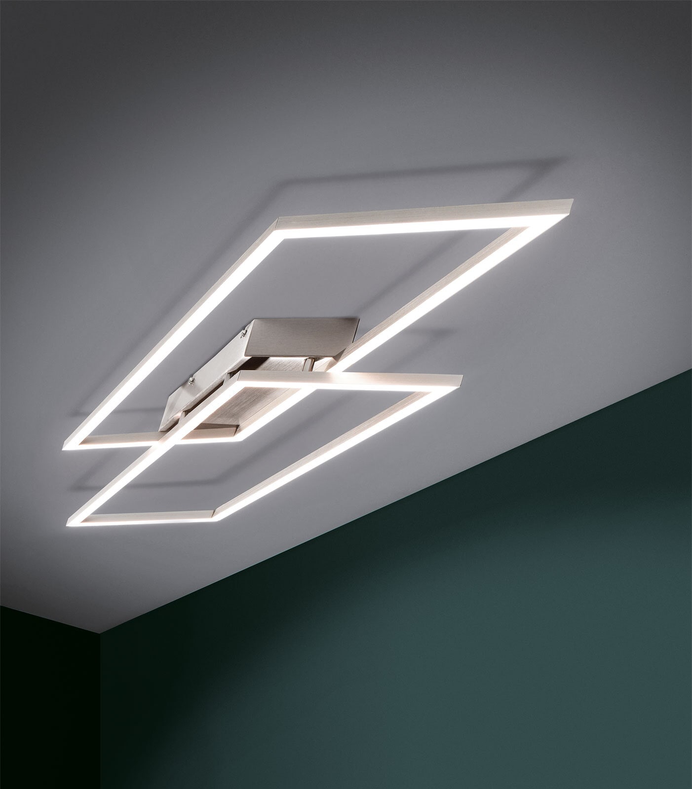 Paul Neuhaus LED Deckenlampe INIGO 2-flg 83 x 24 cm