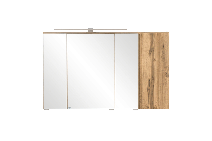 Badkombination GENT weiß/braun 105cm