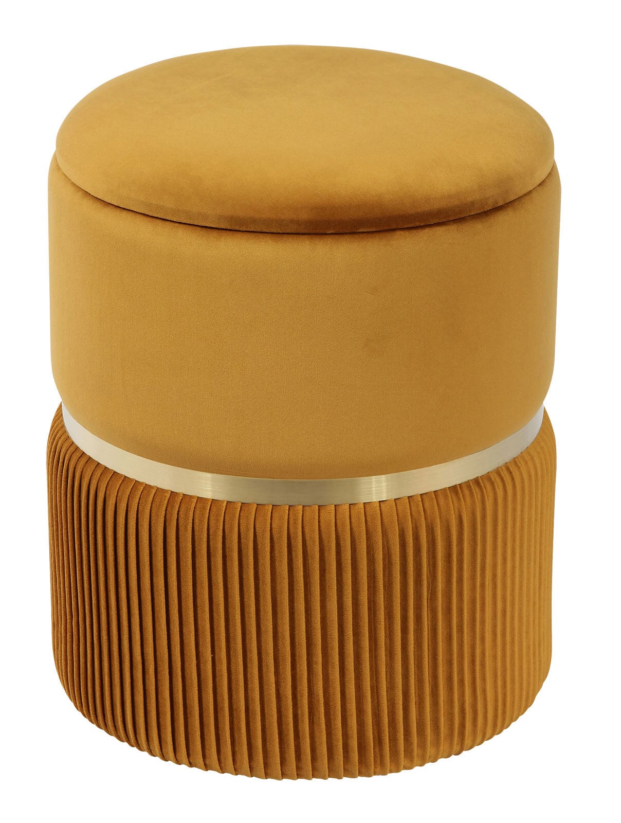 CASAVANTI Hocker Curry Gelb/Gold 