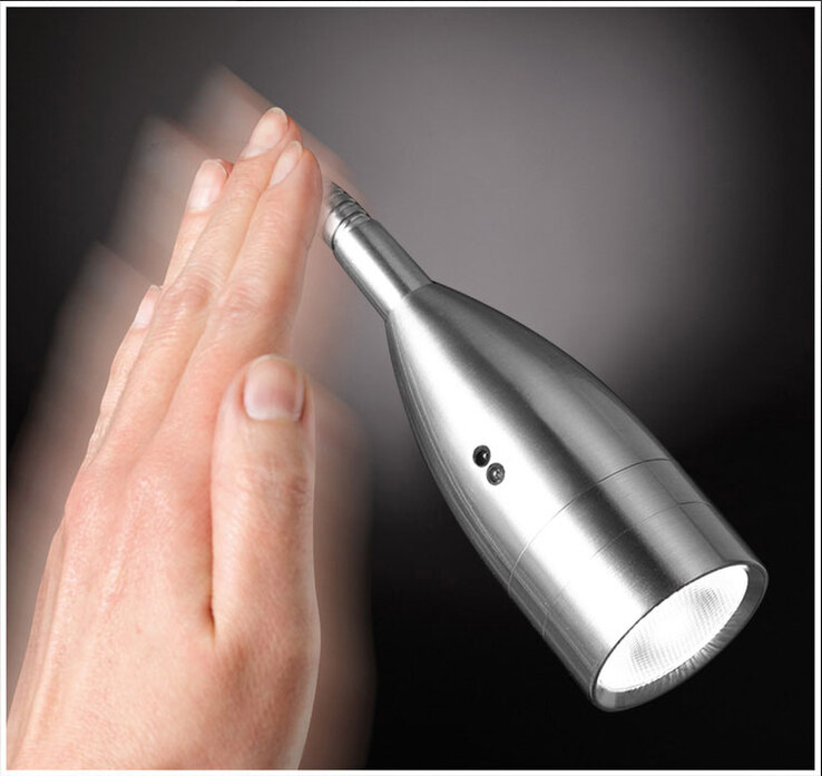 FISCHER & HONSEL LED Wandlampe STEN 45 cm mit Gestensteuerung