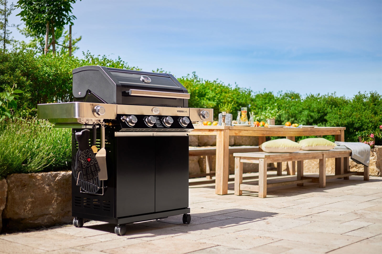 RÖSLE Gasgrill VIDERO G4-S Vario+ schwarz