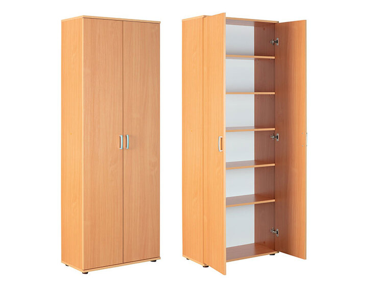 Mehrzweckschrank ALEX 70x189x34 cm Dekor Buche