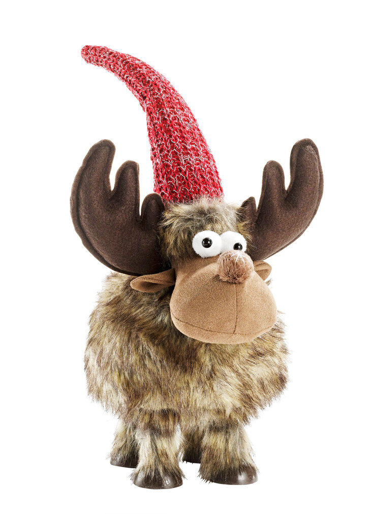 casaNOVA Weihnachten Dekofigur Elch wackelnd TANNENDUFT & LICHTERGLANZ 44 cm