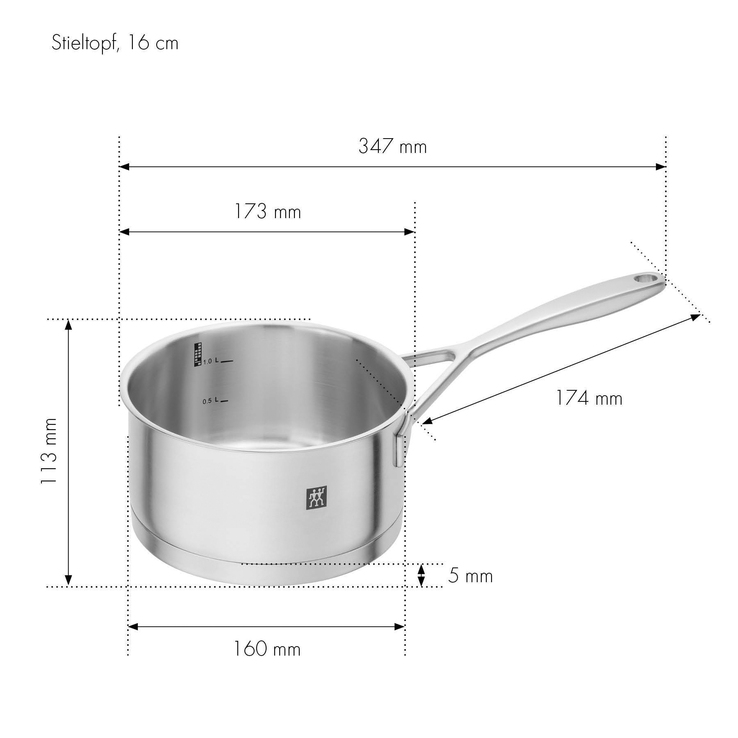 ZWILLING Topf-Set VITALITY 5-teilig