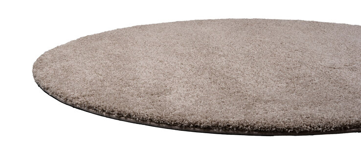 Webteppich VIGO 120 cm rund beige