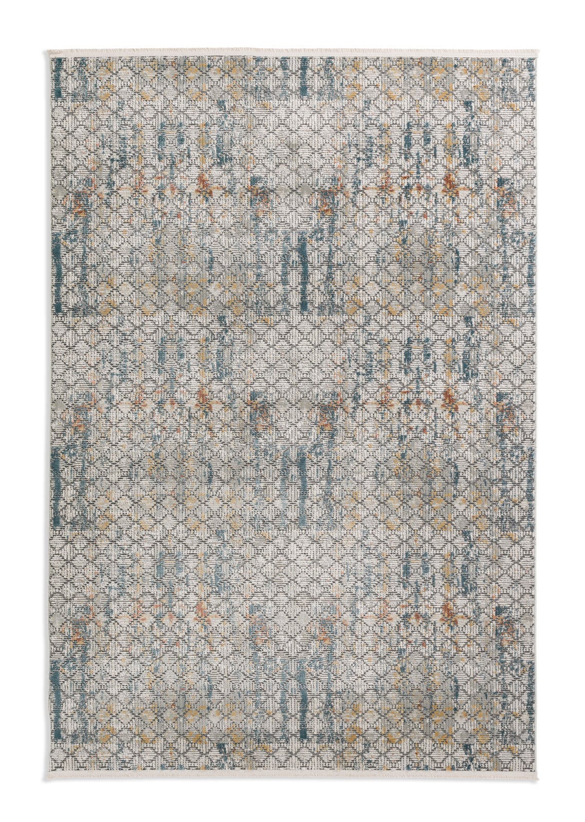 SCHÖNER WOHNEN-Kollektion Teppich ATTRACTION 160 x 230 cm grau/mehrfarbig 
