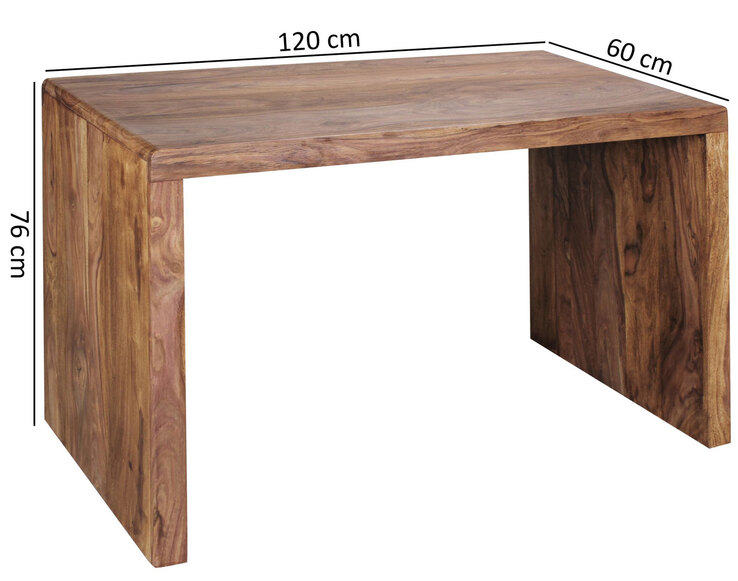 Schreibtisch BOHA 120 x 60 cm braun