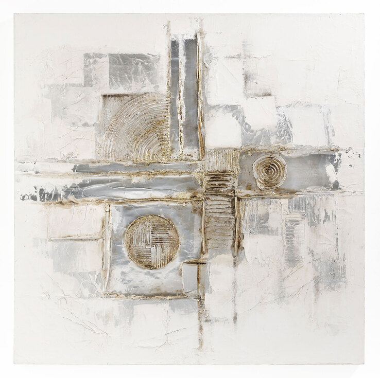 casaNOVA Wandbild ABSTRACT 100 x 100 cm