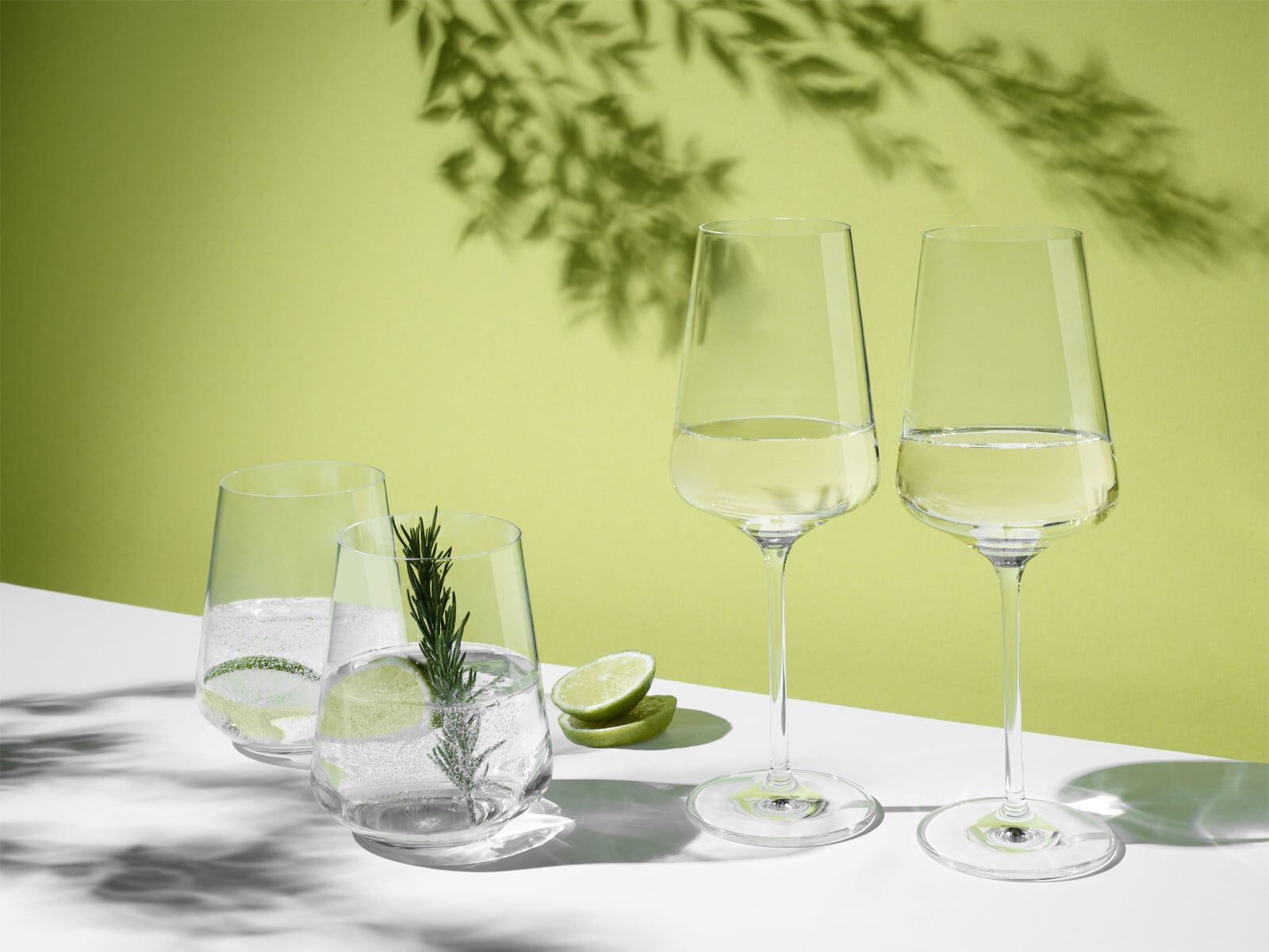 RITZENHOFF Wasser- und Weißweingläser-Set LICHTWEISS 12-teilig Kristallglas