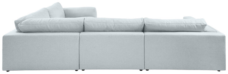 Ole Gunderson Ecksofa-Kombi LASSE II 345 x 252 cm hellgrau