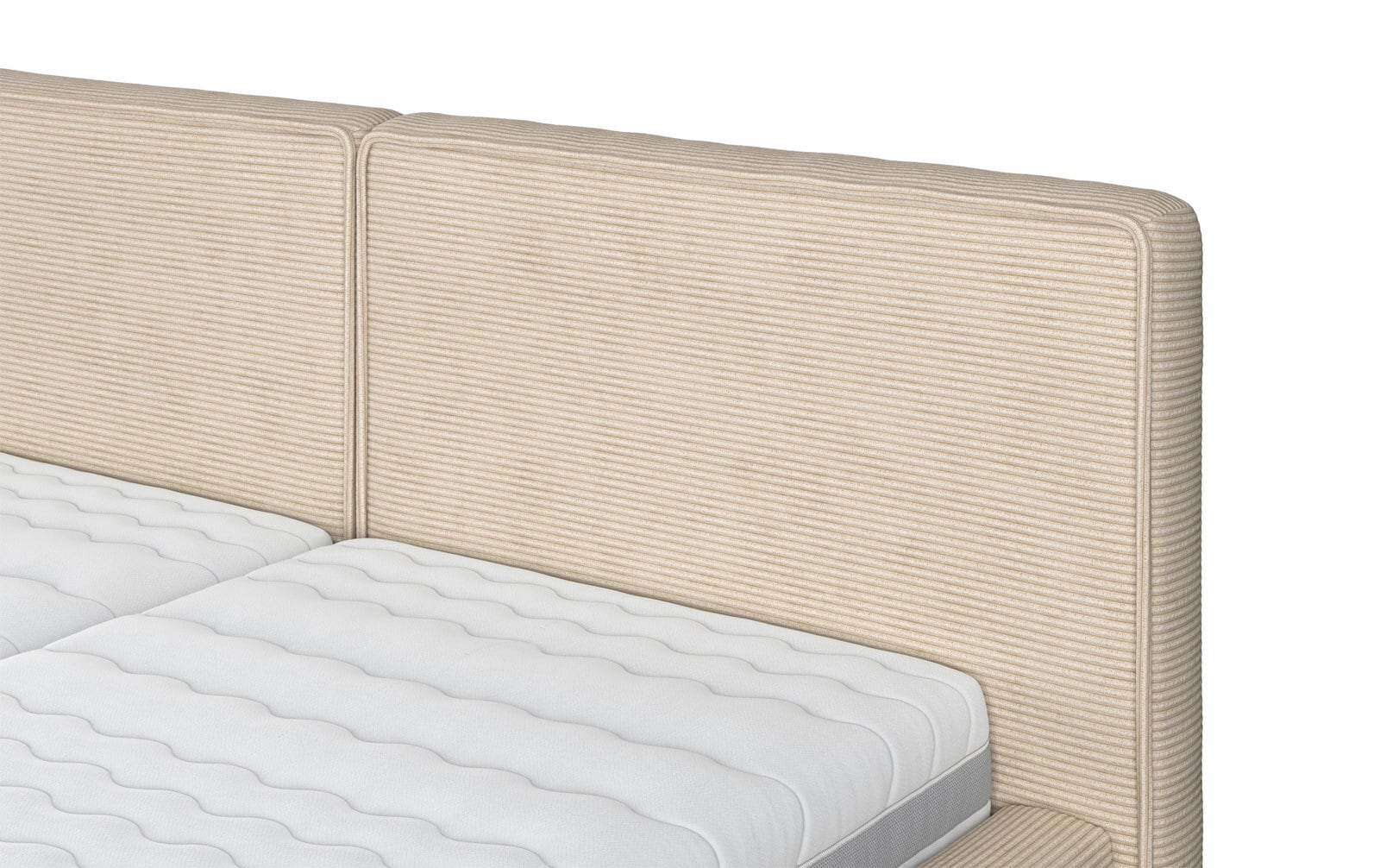 CASAVANTI Polsterbett CUBE II 180 x 200 cm beige