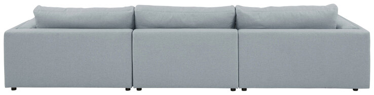 Ole Gunderson Ecksofa-Kombi LASSE III 125 x 352 cm hellgrau