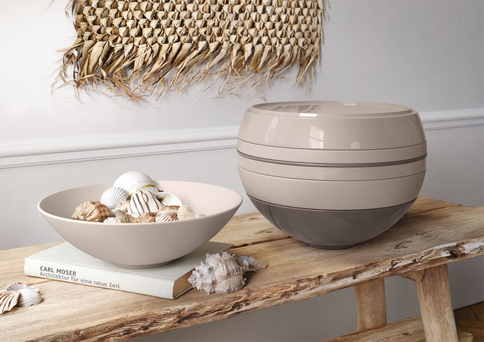 Villeroy & Boch Tafelservice ICONIC LA BOULE 7-teilig beige